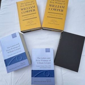The Letters and Prose Writings of William Cowper Vol 1-5