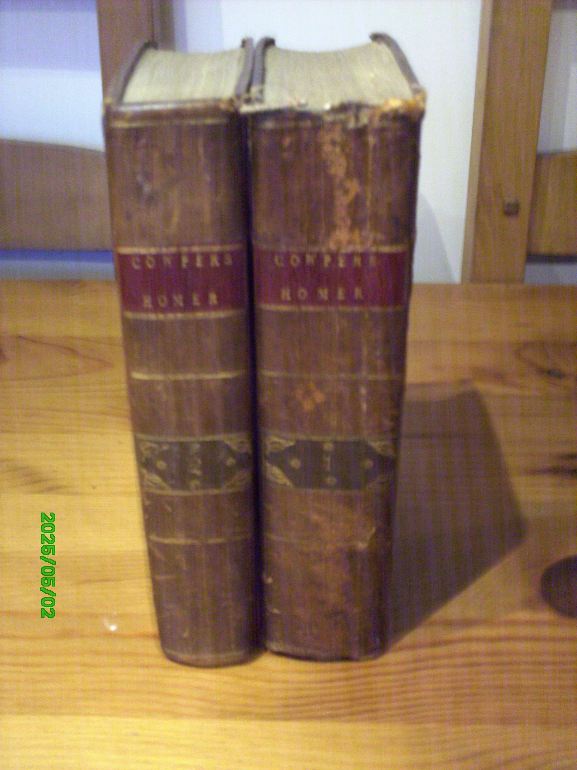 Cowper's Homer Volumes 1 & 2 Dublin 1791
