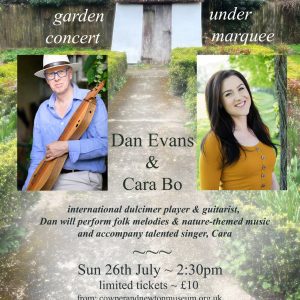 Ticket for Dan Evans and Cara Bo Garden Concert - Sunday 26th July