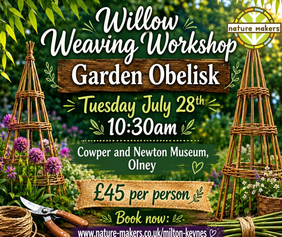 NatureMakers – Willow Weaving a Garden Obelisk