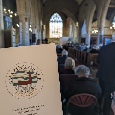 The Amazing Grace Service at St Peter & St Paul, Olney on 1st January 2023